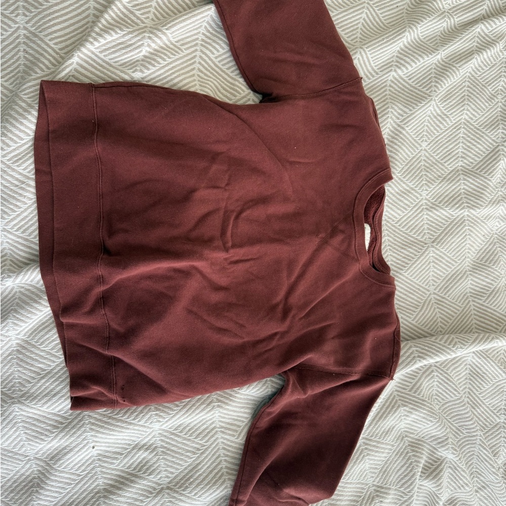 Abercrombie & Fitch Maroon crewneck sweatshirt